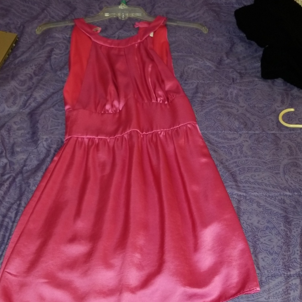Pink cocktail dress